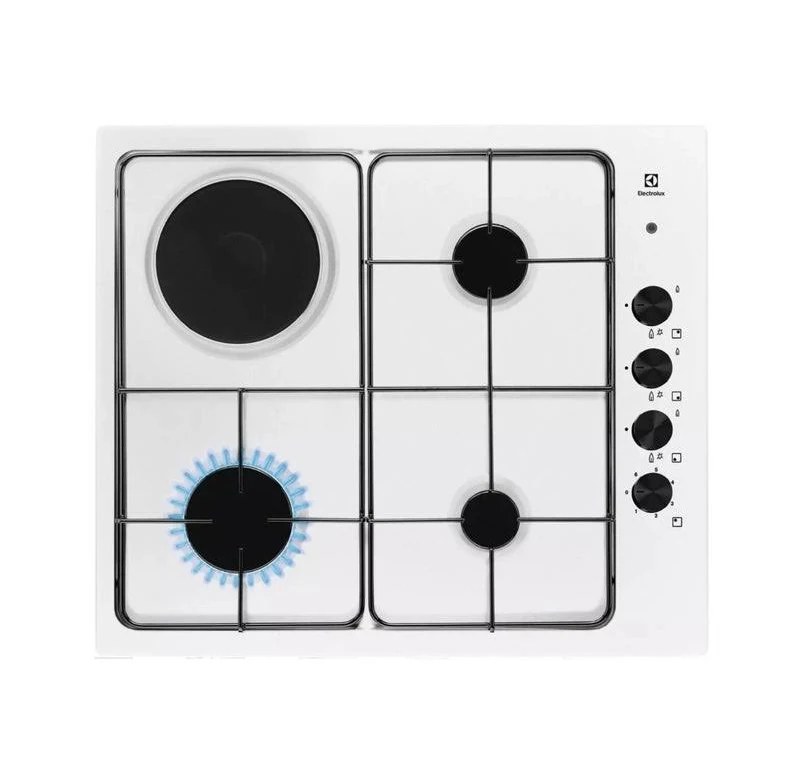 Electrolux EGL62821OW Mischkochfeld Gas/Elektro