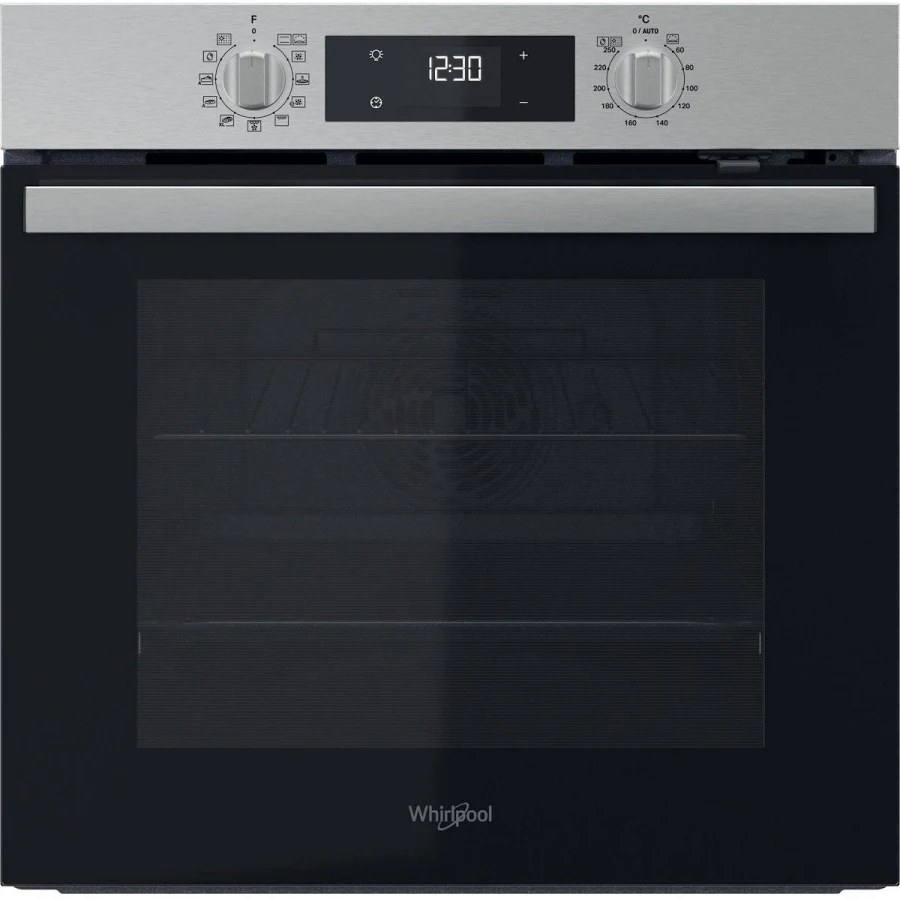 Einbaubackofen Whirlpool OMR58RR1X Multifunktion Pyrolyse 58 L