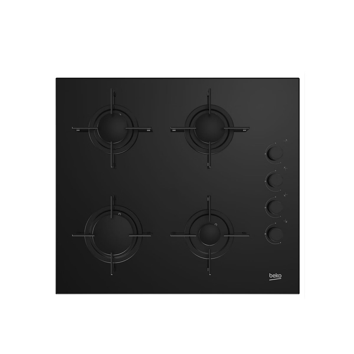 Gaskochfeld Beko HILG64120S 60 cm schwarz