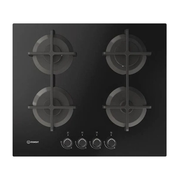 Indesit ING61T/BK 60 cm 4er Gaskochfeld